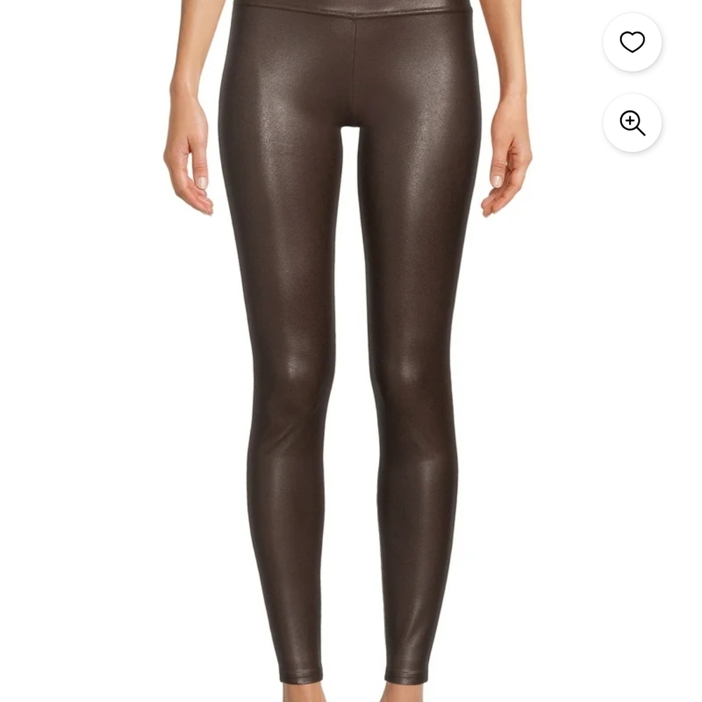 Time & Tru Vegan Leather Leggings Size 20 NWT